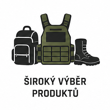 Nabízíme 99,9% sortimentu známých taktických a outdoorových značek.